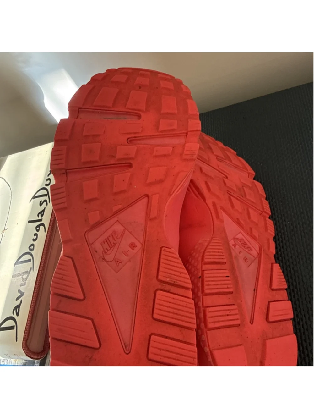 Nike Air Huarache Run Premium' Hot Lava' 683818-800 Womens 11
